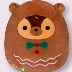 NEW Squishmallows 12" Holiday Hans